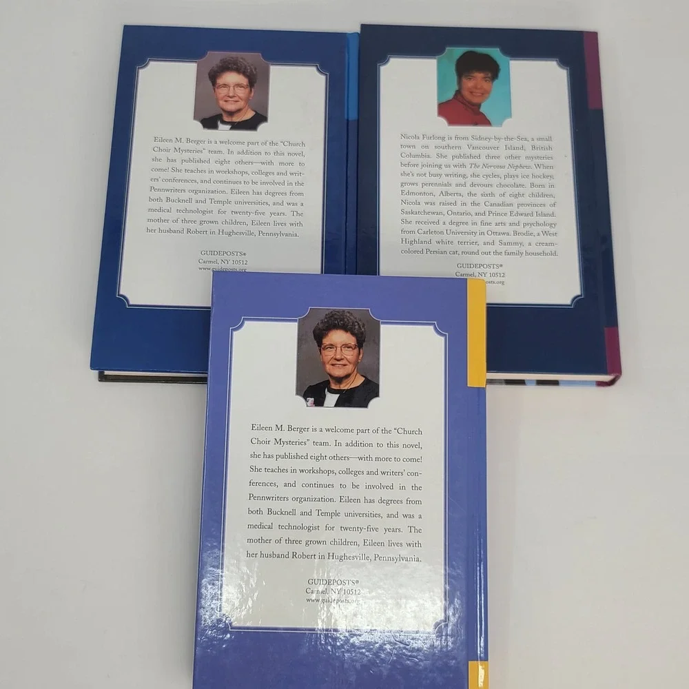VALUE BUNDLE: 3 Guideposts Church Choir Mysteries Books Lot Cozy Clean Mystery